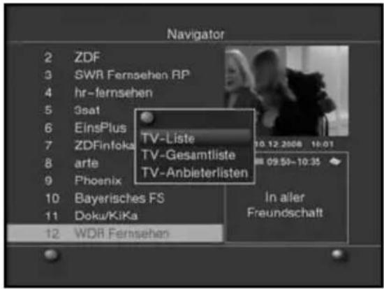 Skysat Teledigi 3T - Liste auswählen - 1