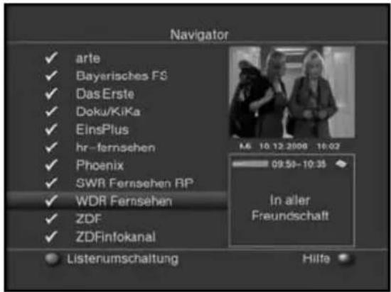 Skysat Teledigi 3T - Liste auswählen - 2
