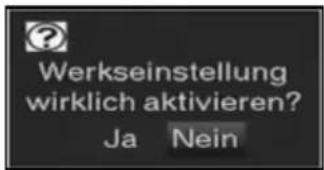 Skysat Teledigi 3T - Werkseinstellung aktivieren - 1