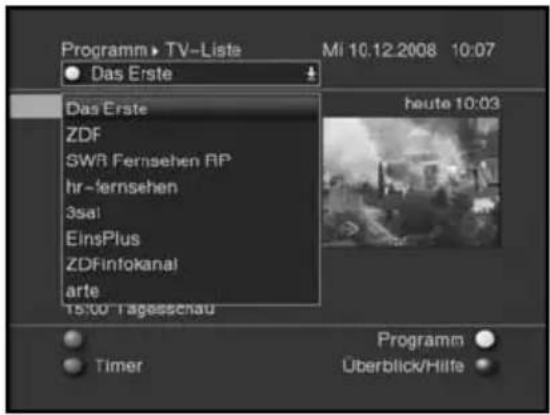 Skysat Teledigi 3T - EPI-Übersicht anderer Programme darstellen - 1