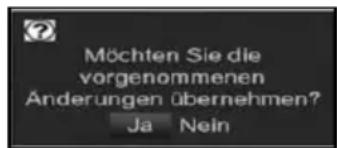 Skysat Teledigi 3T - Einstellungen übernehmen - 1