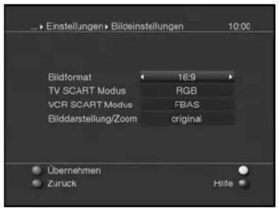 Skysat Teledigi 3T - Audio/Video-Einstellungen - 1