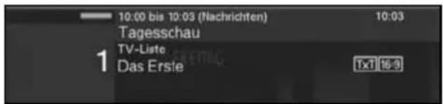 Skysat Teledigi 3T - Auswahl einer anderen Sprache/Tonoption - 1