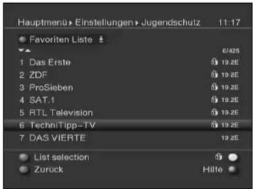 Skysat Teledigi 3 S - Sender auswählen - 1