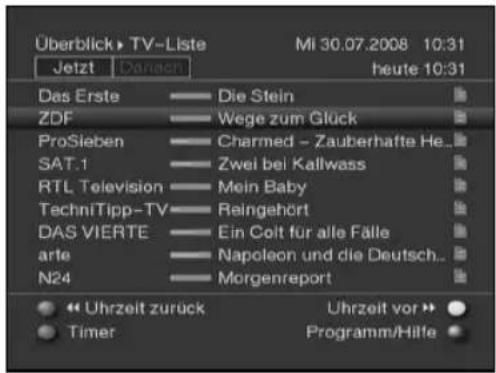 Skysat Teledigi 3 S - Jetzt (Tafel mit aktuellen Programminhalten) - 1