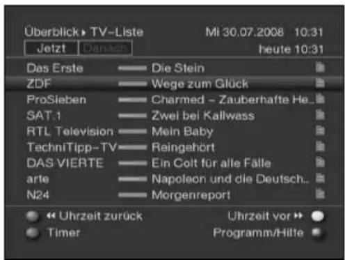 Skysat Teledigi 3 S - Elektronische Programmzeitschrift aufrufen - 1