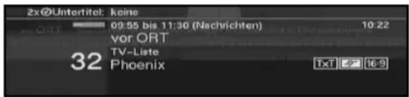 Skysat Teledigi 3 S - Uhr und Programminfo anzeigen - 1