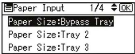 Xanté Impressia - Press the [Menu] key. - 3
