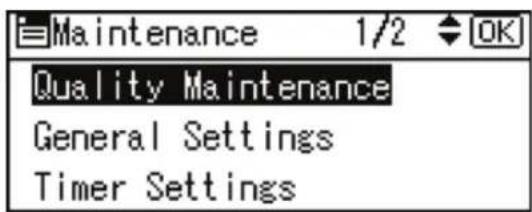 Xanté Impressia - Press the [Menu] key. - 3