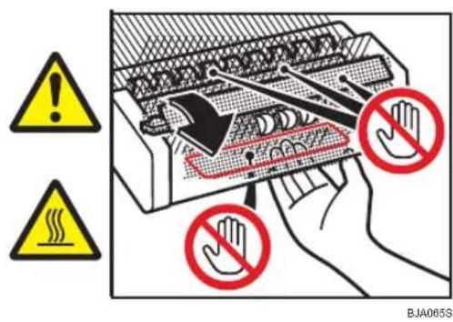 Xanté Impressia - Positions of WARNING and CAUTION Labels - 6