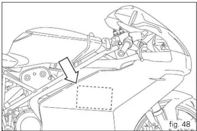 DUCATI 749S (2004) - Tool kit and accessories (fig. 48 and 49) - 1