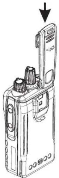 Vertex Standard VX-450 - Belt Clip Installation and Removal - 1
