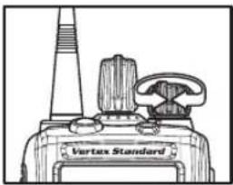 Vertex Standard EVX-531 - ☐ Rotate the VOL/PWR - 1