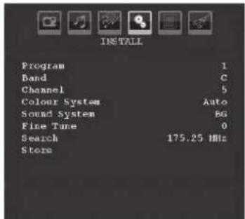 TechLine TL-26LC740 - Install Menu - 1