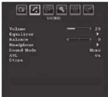 TechLine TL-26LC740 - Sound Menu - 1