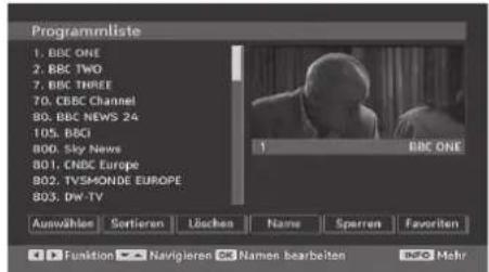 TechLine TL-22LC741 - Kanäle umbenennen - 1