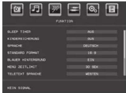 TechLine TL-22LC741 - Menü Funktion - 1