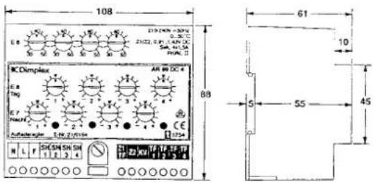 DIMPLEX AR99DC3 - Aufladeregler AR 99 DC1...99 DC4 - 1