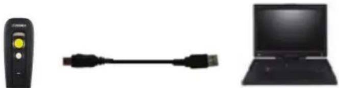 Zebex Z-3250 - USB Online Mode - 1
