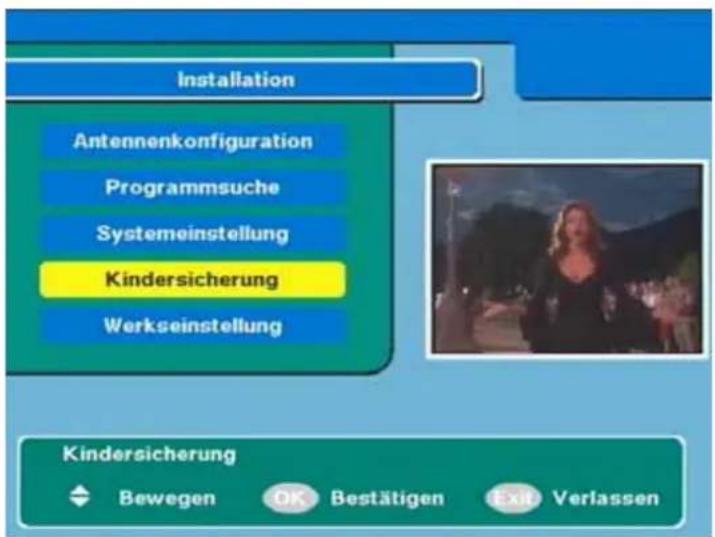 ZEHNDER ZX 900 - Kindersicherung aktivieren – Kennwort einrichten - 1