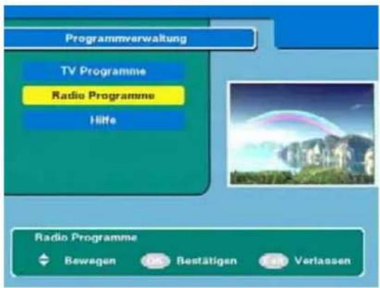 ZEHNDER ZX 900 - Bearbeiten der Radioprogrammliste - 1