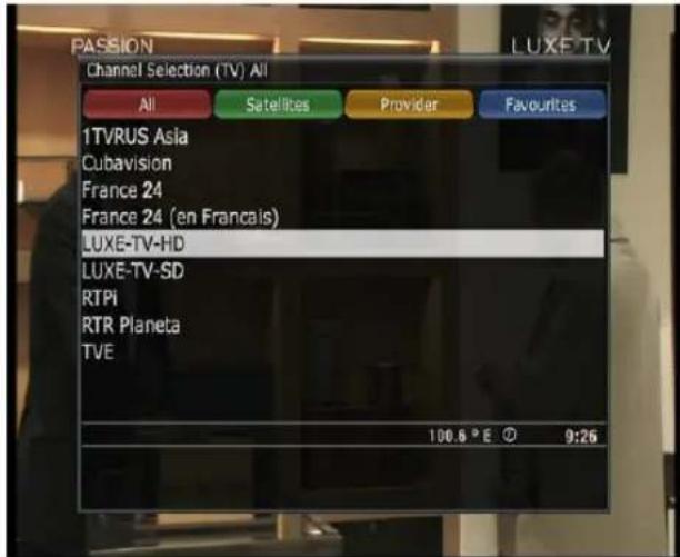 Xtrend ET9500 - - KANAL +/- Taste - 1