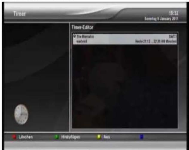 Xtrend ET9000 - Aufnehmen mit dem Timer - 1
