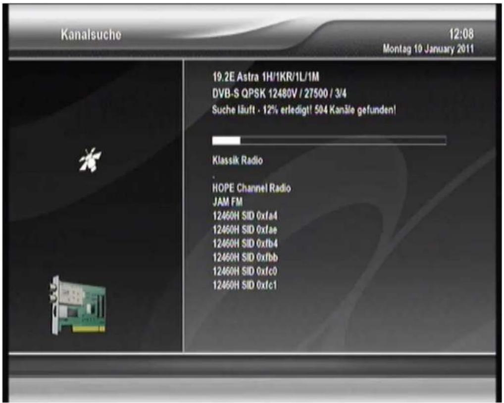 Xtrend ET9000 - Automatischer Suchlauf - 2