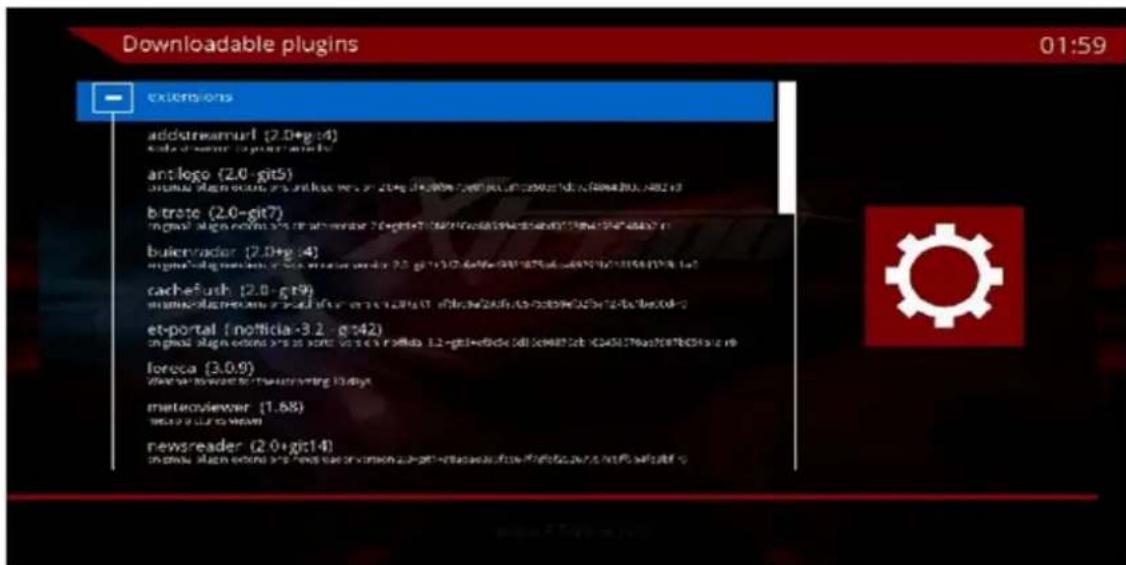 Xtrend ET8500 - Plugins (Erweiterungen) Herunterladen und Installieren - 1