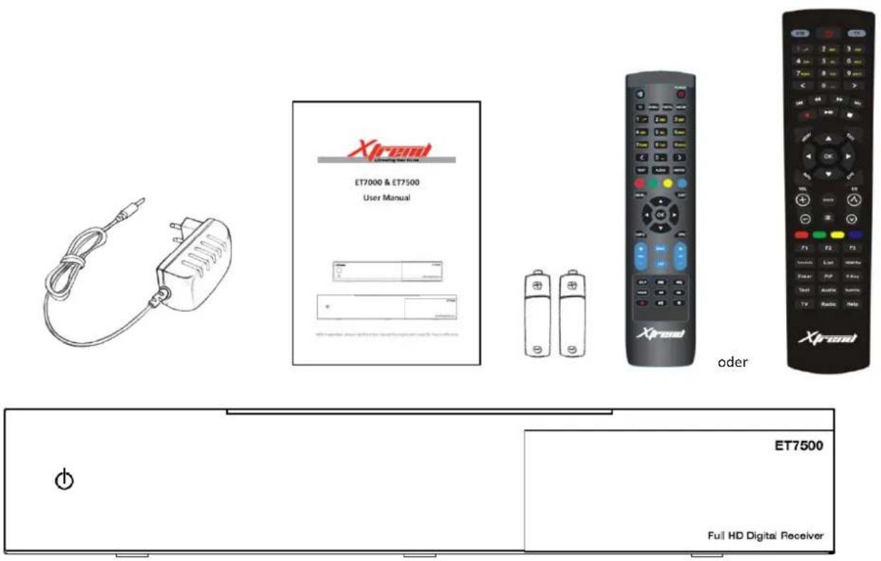 Xtrend ET7500 - Technische Daten - 3