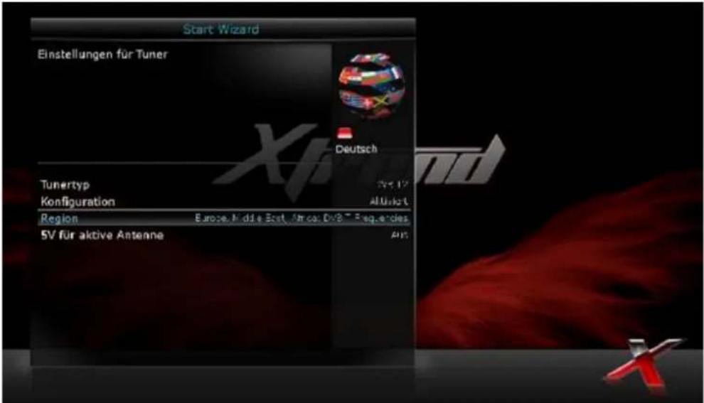Xtrend ET7000 - DVB-T2 Konguraonsmodus - 1