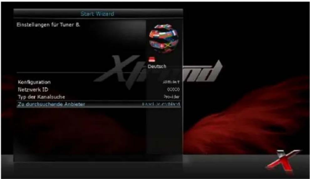 Xtrend ET7000 - DVB-C Konguraonsmodus - 1