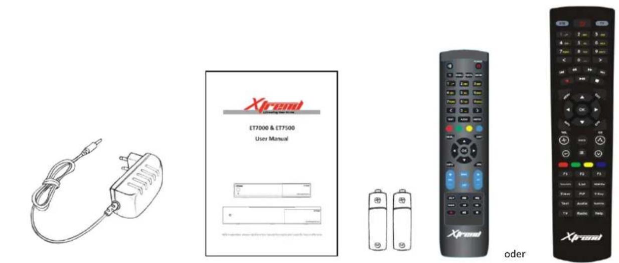 Xtrend ET7000 - Technische Daten - 3