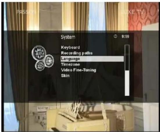 Xtrend ET6500 - 2-2. System Einstellung - 1