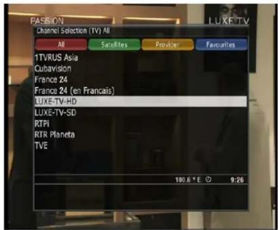 Xtrend ET6500 - - KANAL +/- Taste - 1