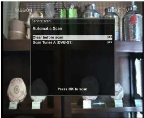 Xtrend ET6500 - Automatische Sendersuche - 2
