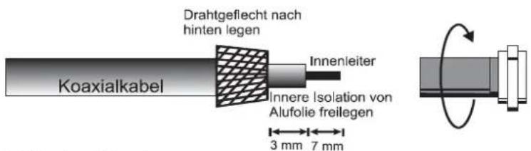ZEHNDER ZX 755e - Satellitensignal-Anschluß "SAT ANT IN" - 1