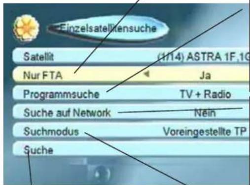 ZEHNDER ZX 750 - Das Suchotionsfenster öffnet sich: - 1