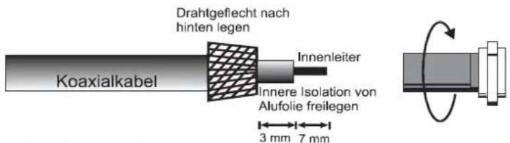 ZEHNDER ZX 750 - Satellitensignal-Anschluß "SAT ANT IN" - 1