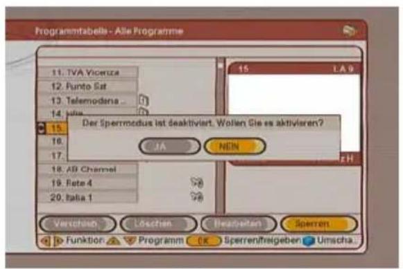 ZEHNDER ZX 710 - SPERREN ZU KANÄLEN HINZUFÜGEN - 1