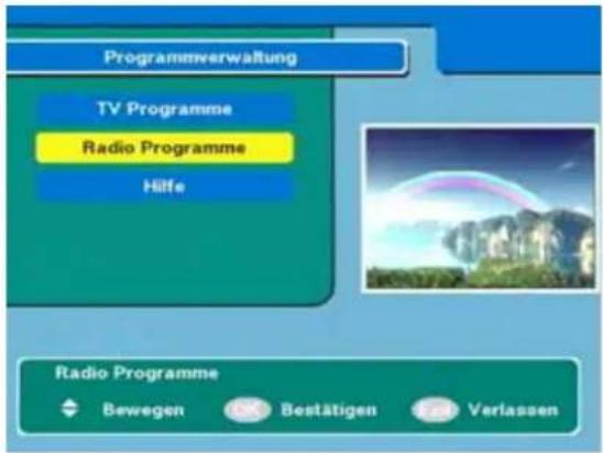 ZEHNDER ZX 69 - Bearbeiten der Radioprogrammliste - 1