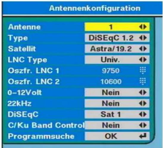 ZEHNDER ZX 69 - Antennenkonfiguration – für Mehrsatellitenempfang - 2