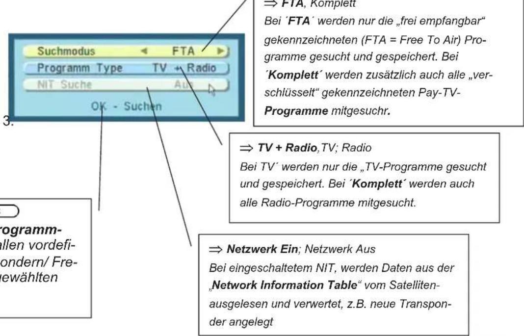 ZEHNDER ZX 68 - Alle Programme eines Satelliten suchen (Automatische Suche) - 2