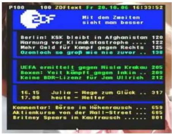 ZEHNDER ZX 68 - Videotextempfang TEXT (speichert bis zu 800 Seiten) - 1