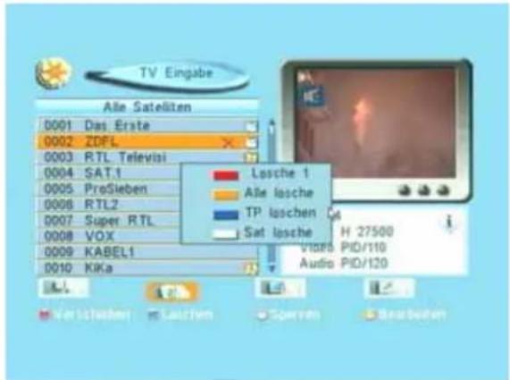 ZEHNDER ZX 68 - Löschen eines Programms (BLAU - Taste) - 1