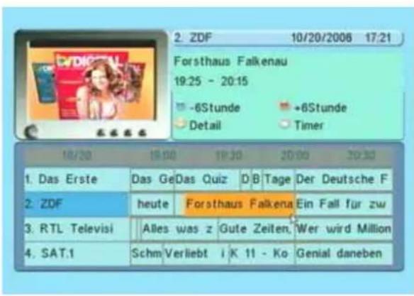 ZEHNDER ZX 620 - Der elektronische Programmführer - 1