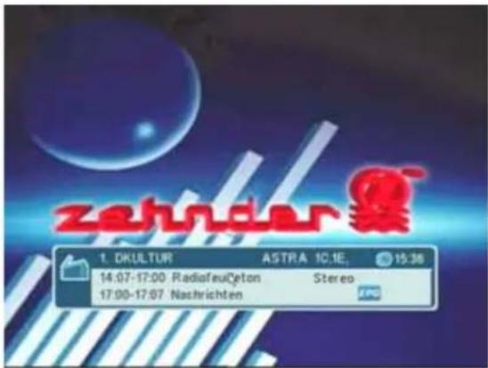 ZEHNDER ZX 620 - Umschalten zwischen TV- und Radiobetrieb - 2