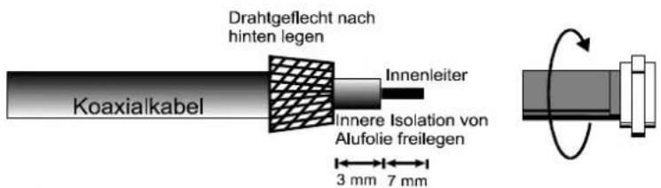 ZEHNDER ZX 620 - Satellitensignal-Anschluß "SAT ANT IN" - 1