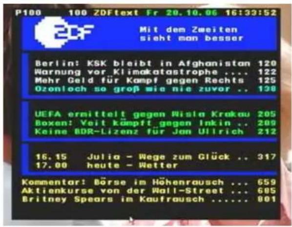 ZEHNDER ZX 620 - Videotextempfang TEXT (speichert bis zu 800 Seiten) - 1