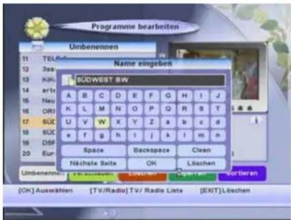 ZEHNDER ZX 590 - Umbenennen Programmnamen ändern ( WEISS - Taste) - 1